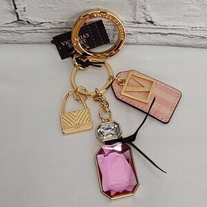 VICTORIA'S SECRET 'BOMBSHELL' SIGNATURE CHARMS PARFUM KEYCHAIN